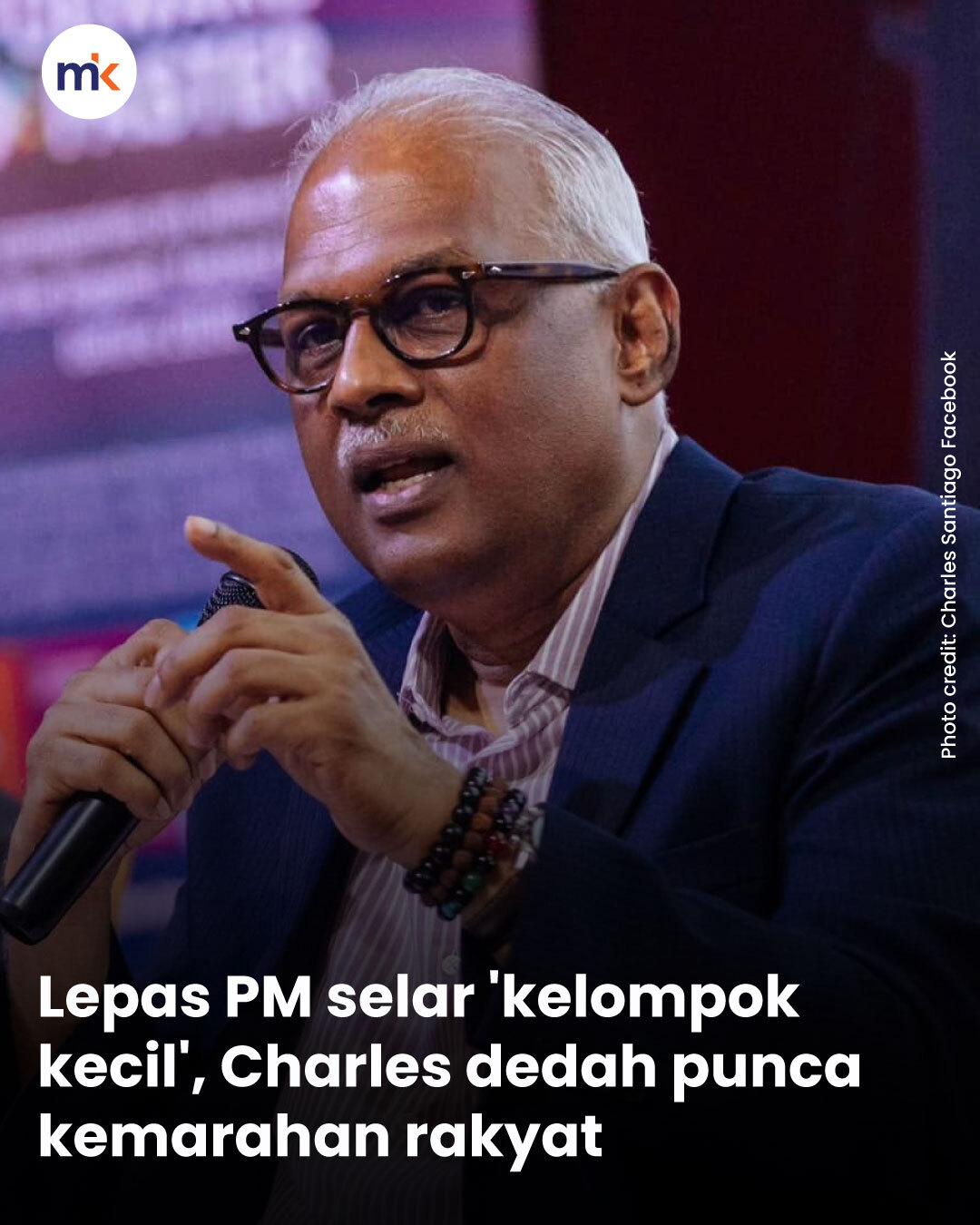 Malaysiakini BM - Bagi Charles Santiago, kes seorang... | Facebook