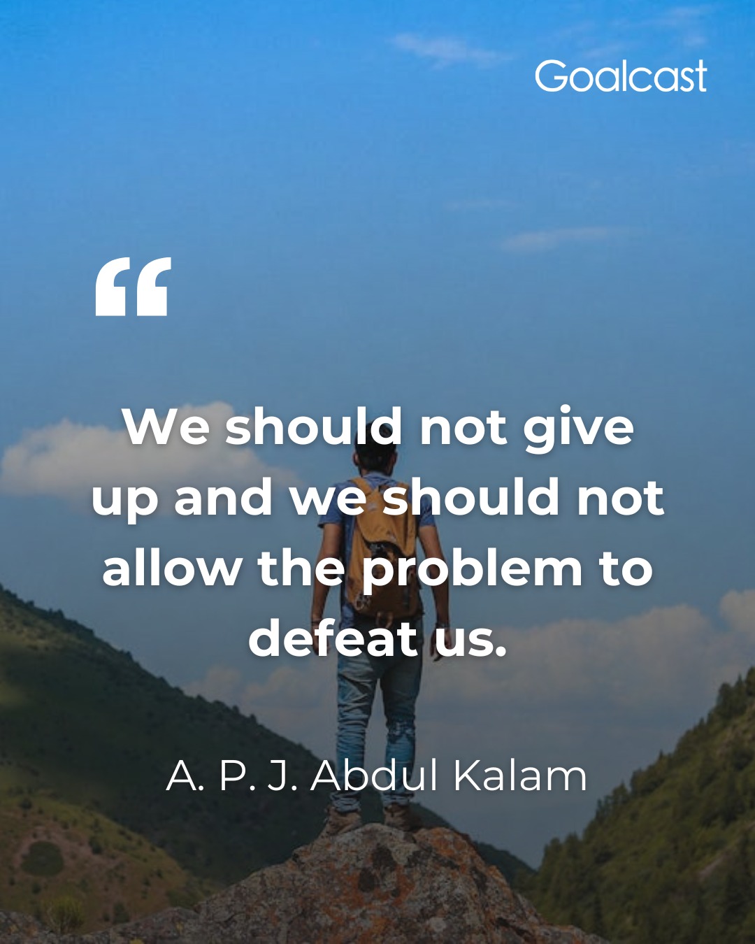 Goalcast - Do not surrender to obstacles, because every... | Facebook