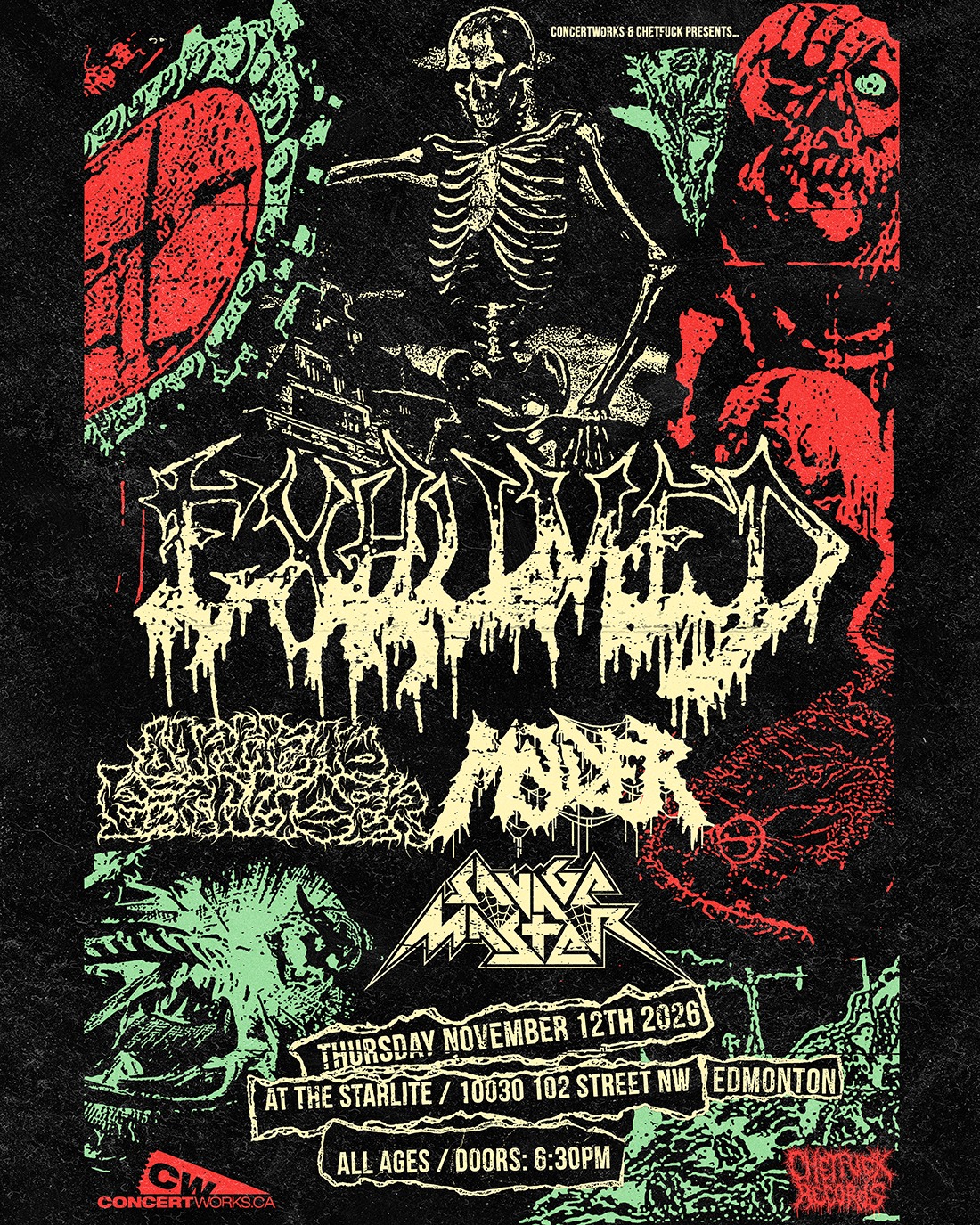 JUST ANNOUNCED :: California death metal band Exhumed are taking