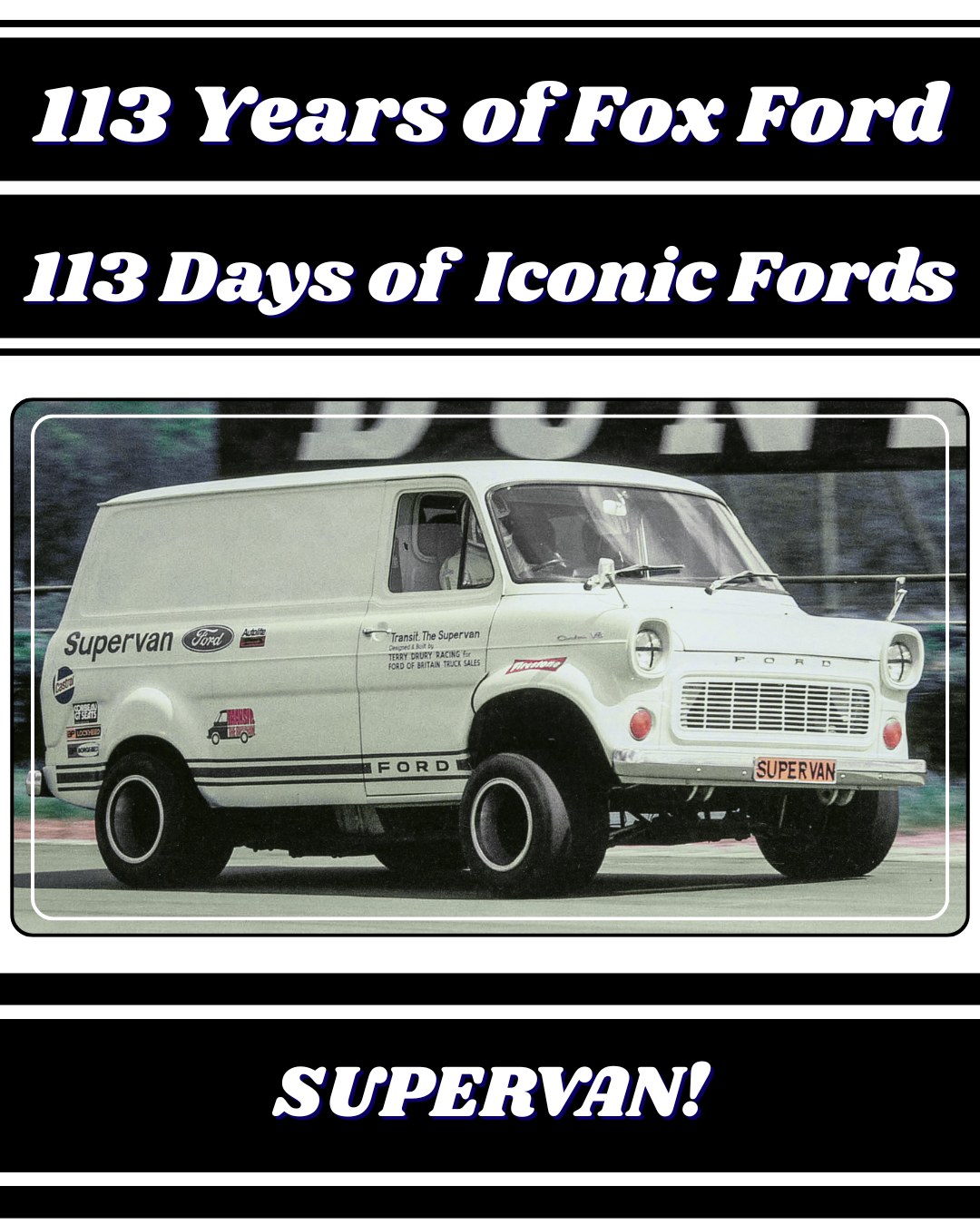 🚨 JUST REVEALED: The Ford Transit Mk1 Supervan from Scalextric