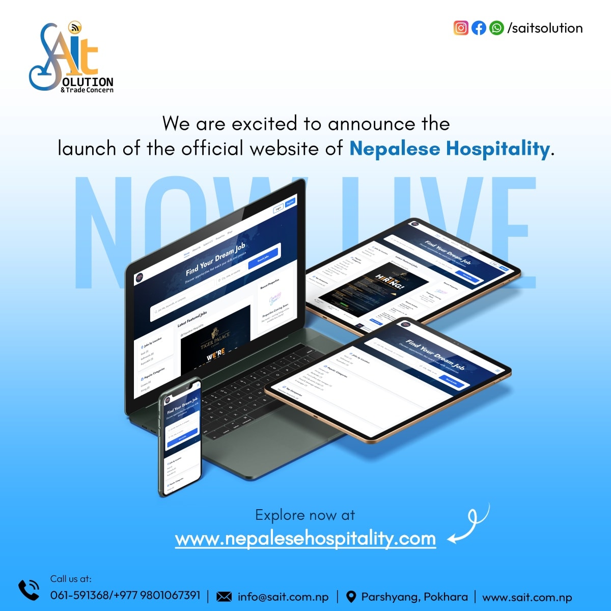 S.A - Big News! We’re proud to announce the official launch of the ...