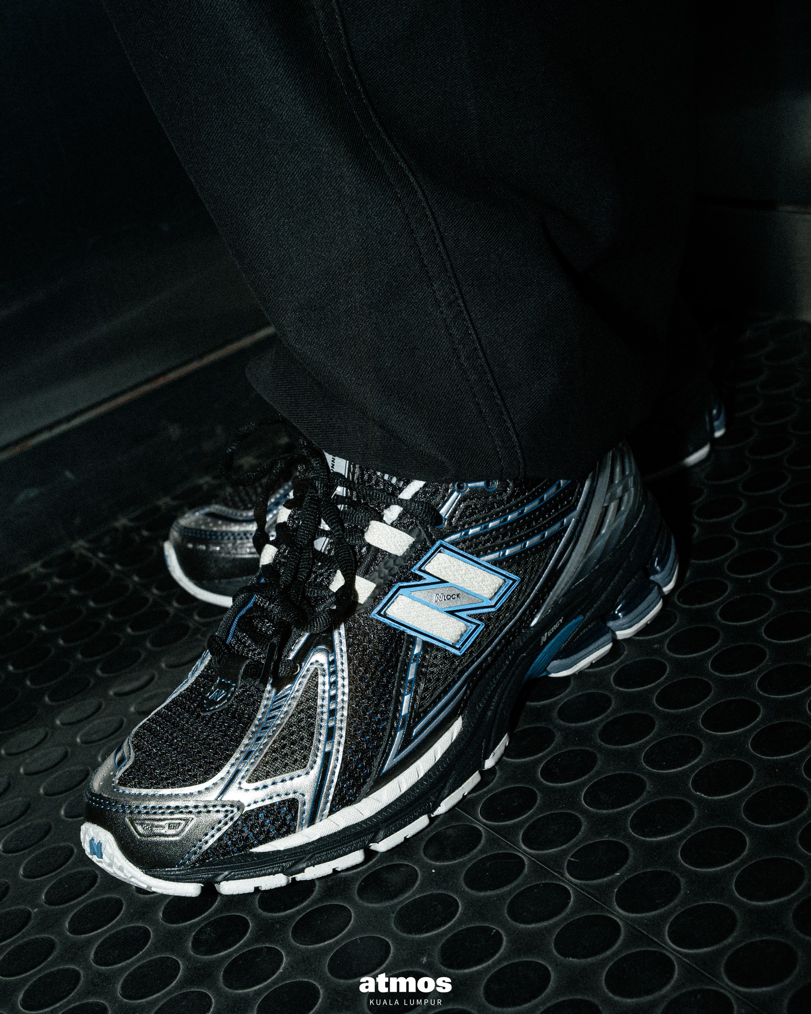 ? Step into the night with the New Balance x atmos 1906R “Blue 