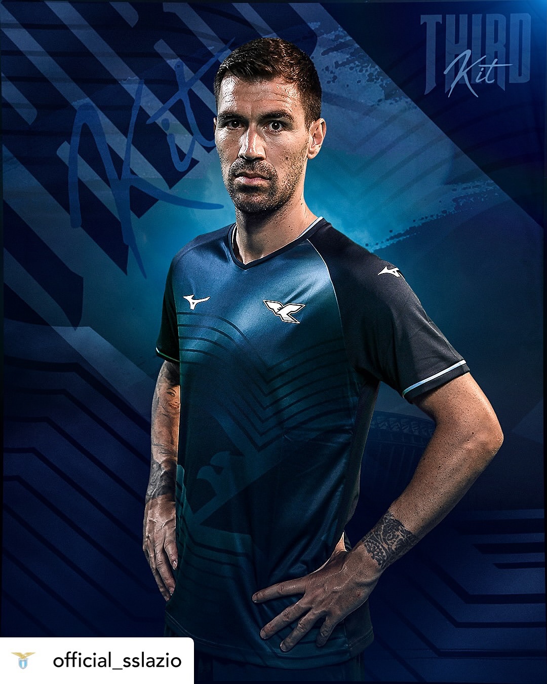 A shirt built on Lazio's legacy 🦅 Introducing 𝐨𝐮𝐫 new third