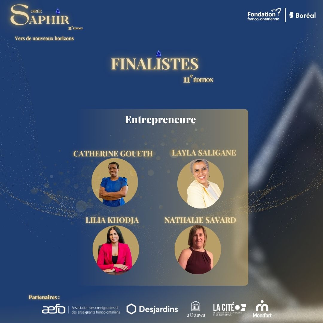 Fondation - 💎 #SoiréeSaphir2026: Catégorie Entrepreneure ⭐ Mettons en ...