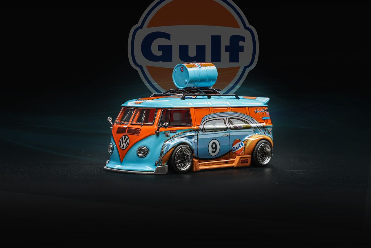 Pre-order ^^ Liberty 64 1/64 VW T1 Widebody Lowrider Diecast model
