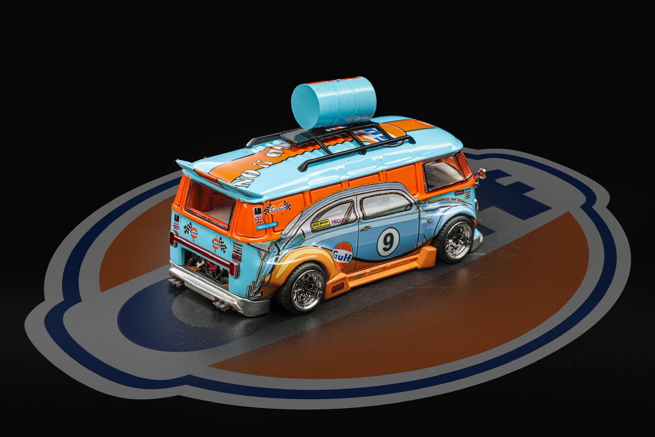 Pre-order ^^ Liberty 64 1/64 VW T1 Widebody Lowrider Diecast model