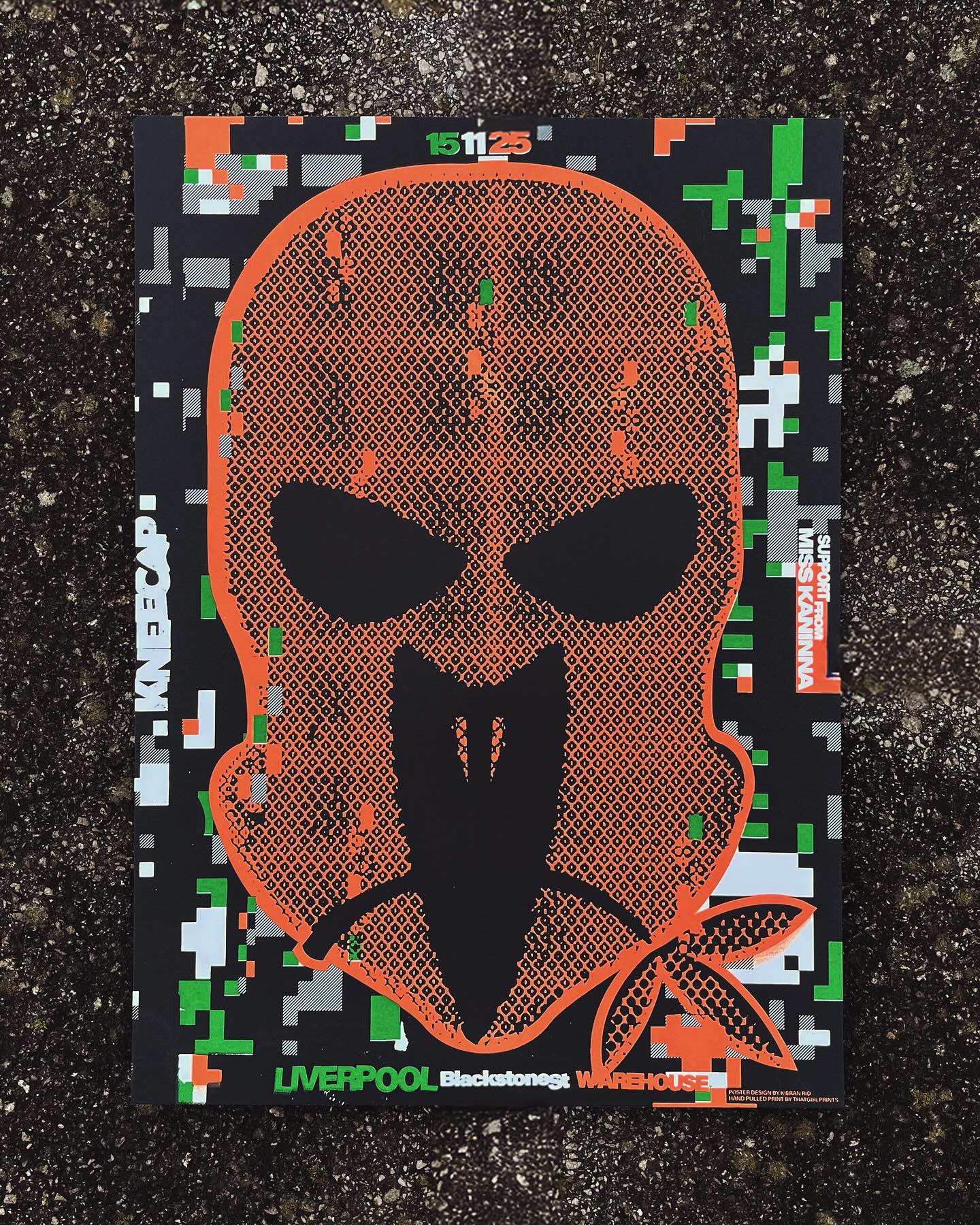 Liverpool tonight // Poster art and printing by METHANE STUDIOS