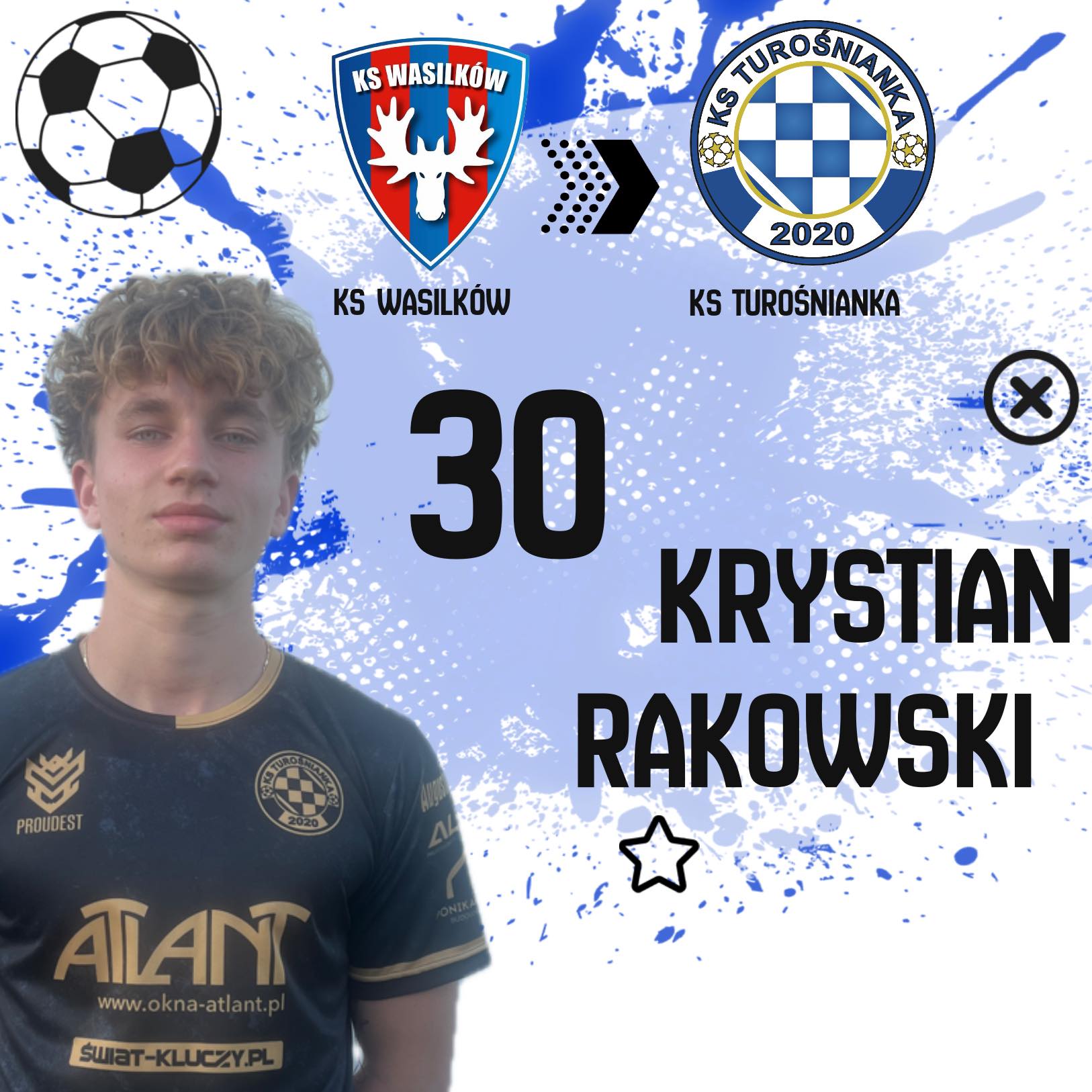 KS Turośnianka - 🆕 Krystian Rakowski zawodnikiem... | Facebook