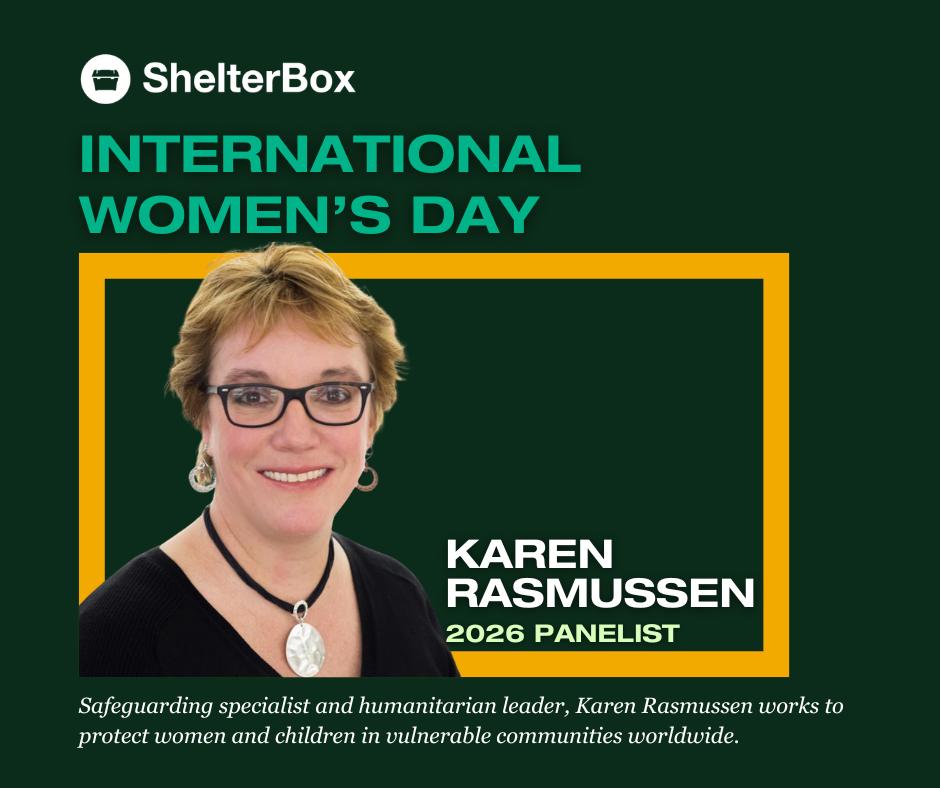 ShelterBox USA - Meet Karen Rasmussen, panelist for... | Facebook