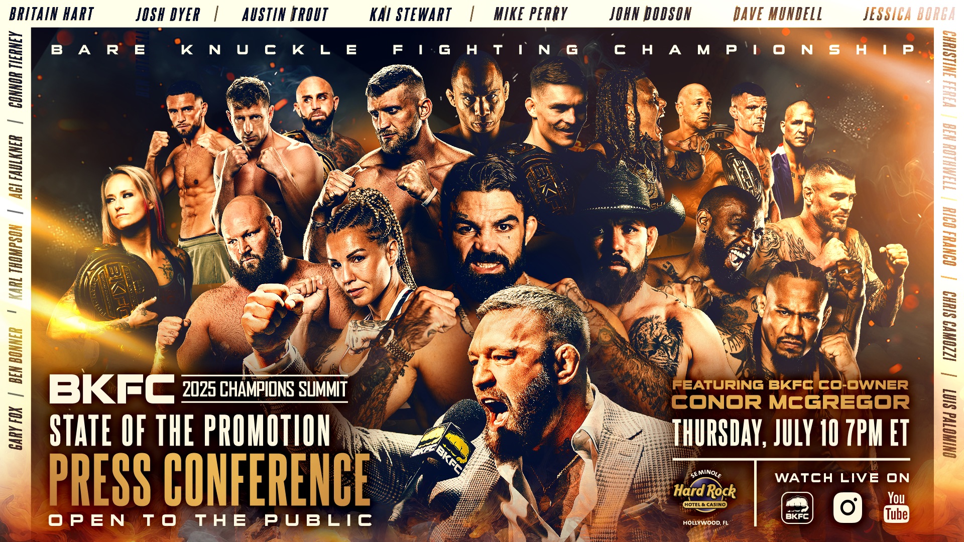 FITE - WE ARE LIVE!!! 🔥👊 The Bare Knuckle Fighting Championship 2025 ...