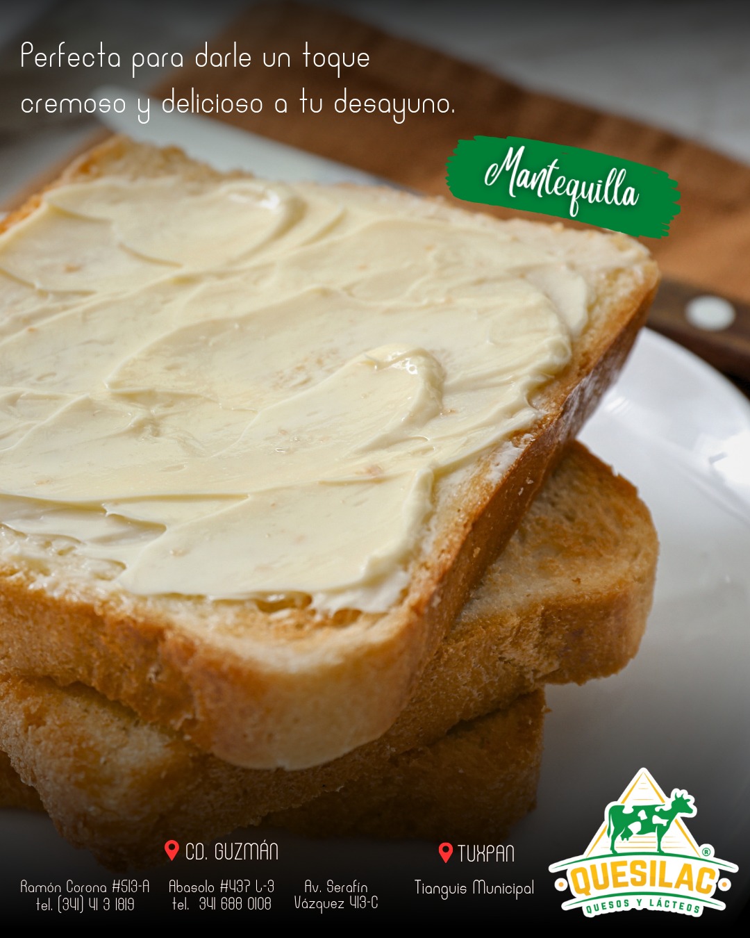 Quesilac - 😉🧈 ¡Perfecta para darle un toque cremoso y... | Facebook