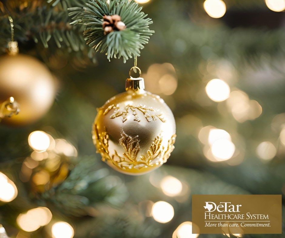 DeTar - As we deck the halls and trim the tree, we remember the ...