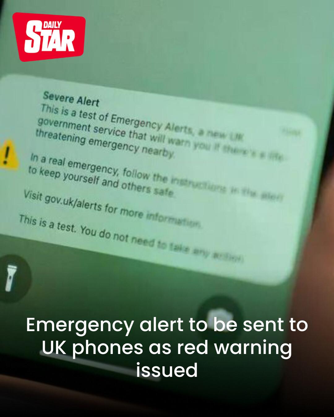 Daily - Emergency alerts will be sent out ⚠️ | Facebook