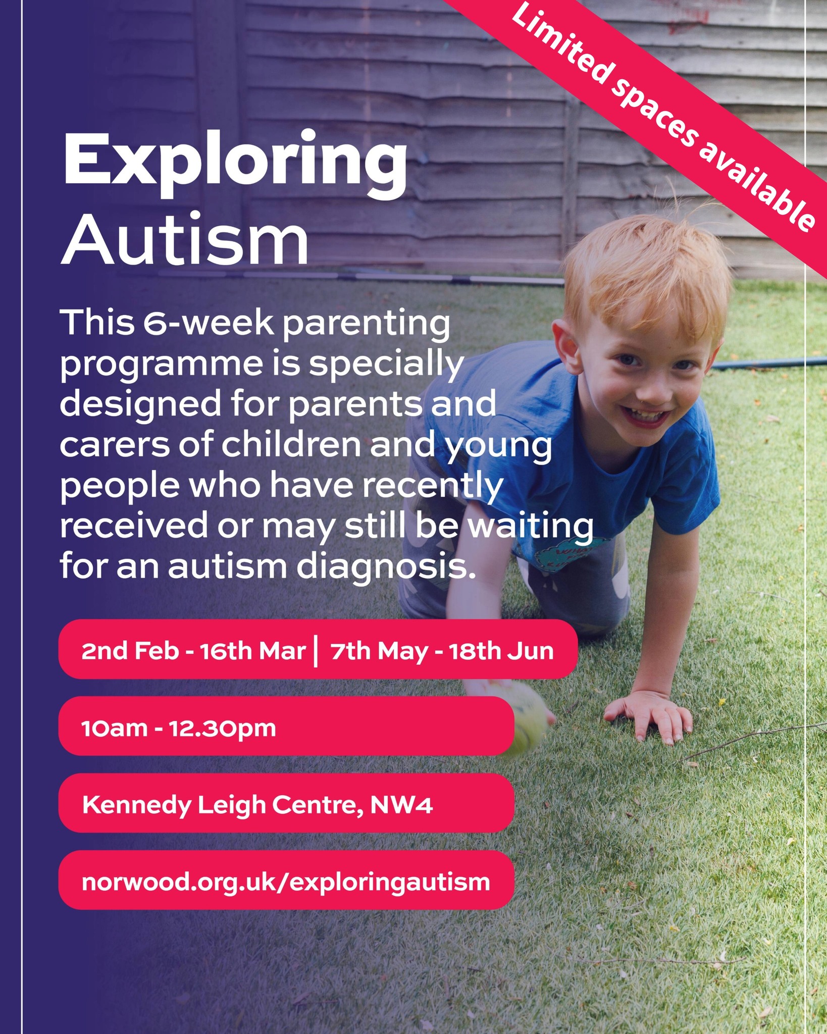 Norwood - 💜 Exploring Autism - 6 - Week Parenting... | Facebook
