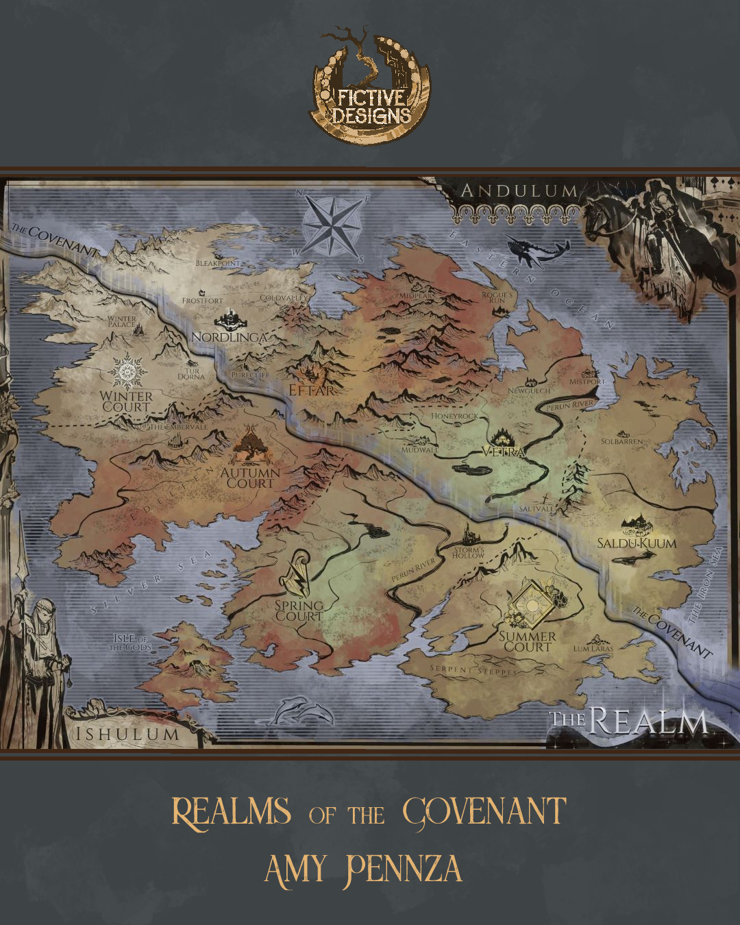 Fictive Designs - I got to work on this map for Amy Pennza... | Facebook