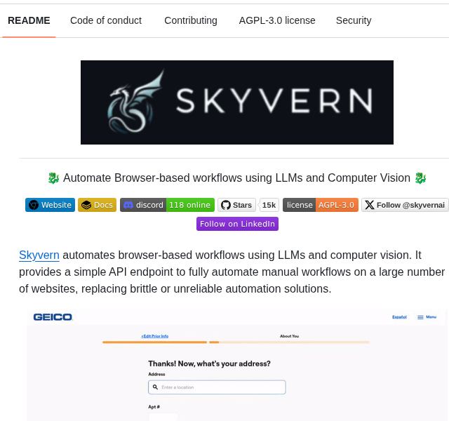 Md - Automates browser workflows with LLMs and computer vision. - https ...