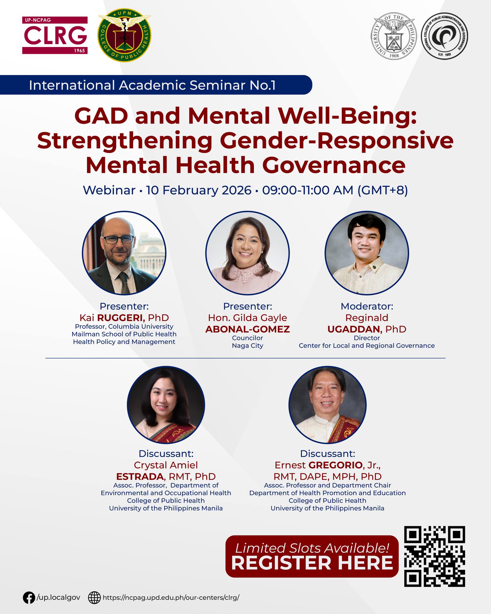 𝗜𝗻𝘁𝗲𝗿𝗻𝗮𝘁𝗶... - CLRG - Center for Local and Regional Governance | Facebook