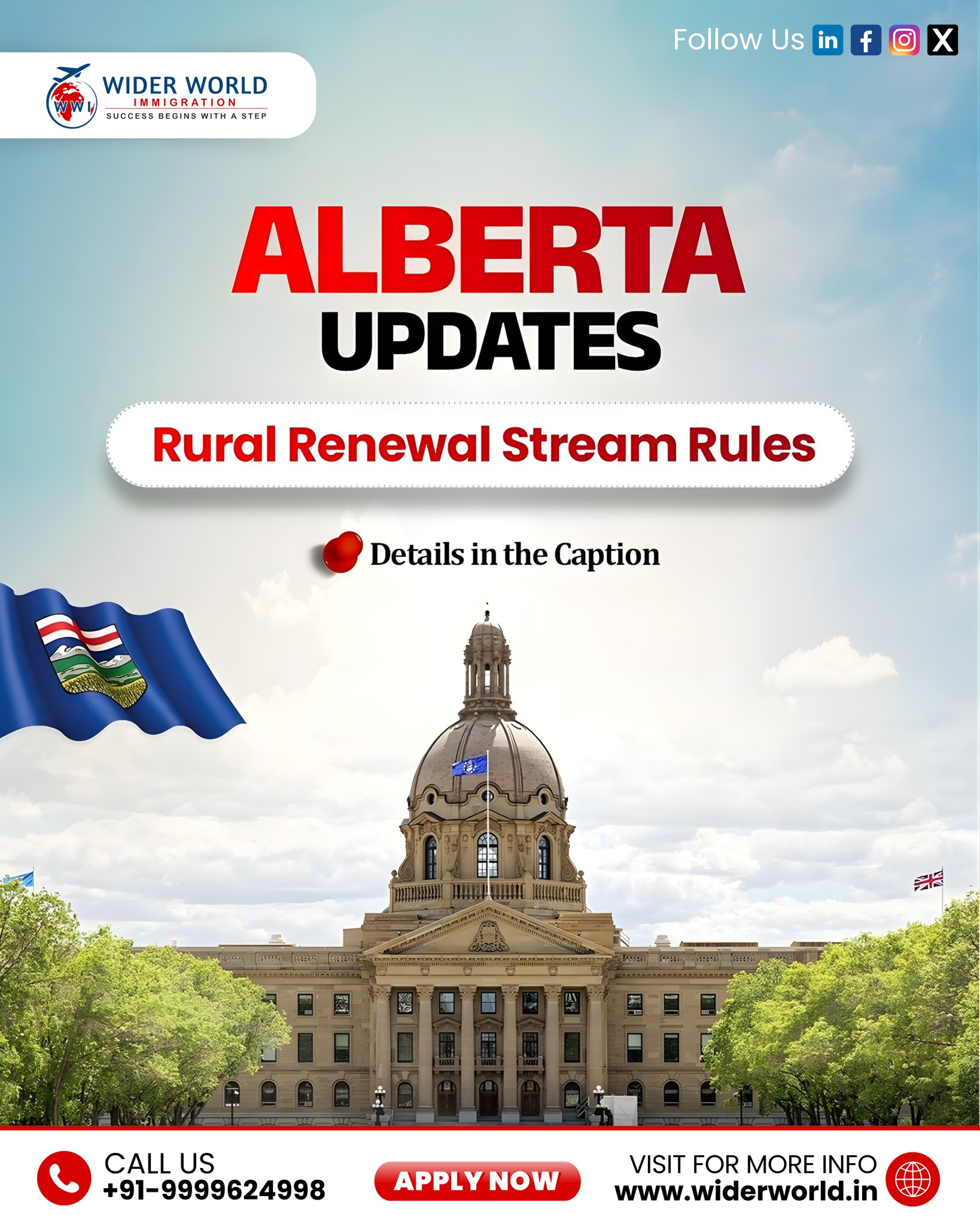 🚨 Alberta Rural Renewal Stream... - Wider World Immigration | Facebook