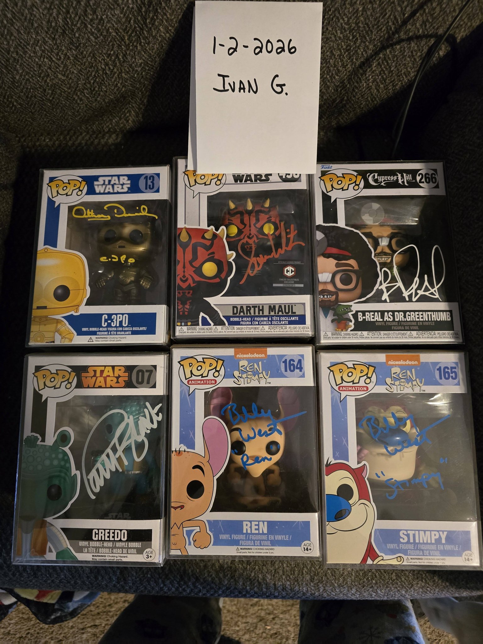 Autographed funko pop prices