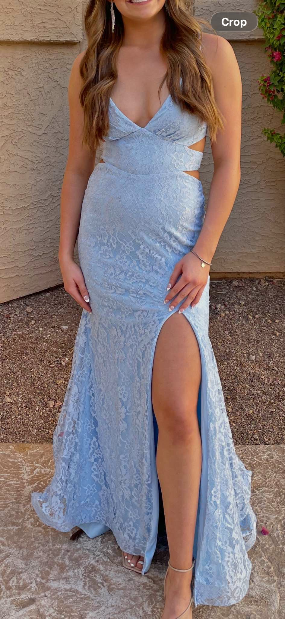 prom dresses scottsdale Lace-Up Multicolor Long Dress with Sequin Flowers Rose Gold/Red / 8 This is a strapless Mayfair Dresses | Prom &