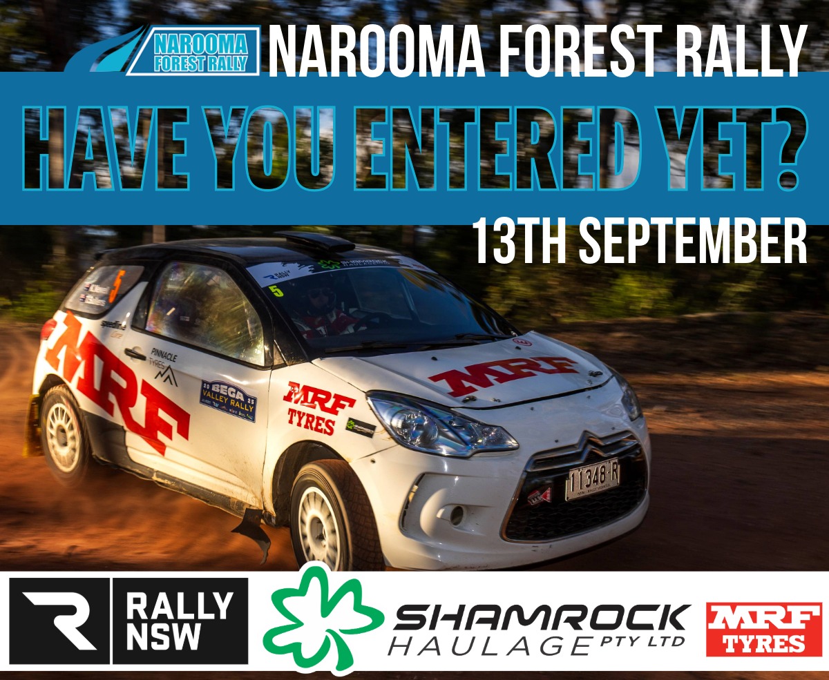 Rally - 📣 Competitors – Narooma Rally Fast Facts! 📣 The Techworkz ...
