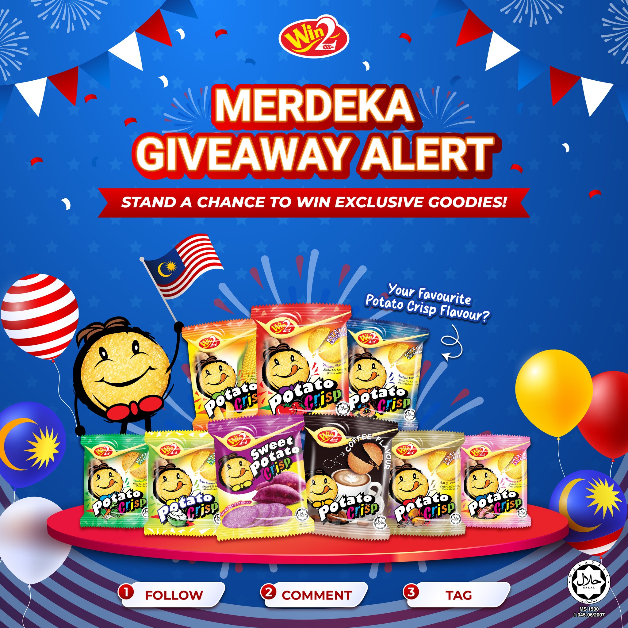 🎉 MERDEKA GIVEAWAY IS HERE! 🇲🇾 ... - Win Win Food Malaysia | Facebook