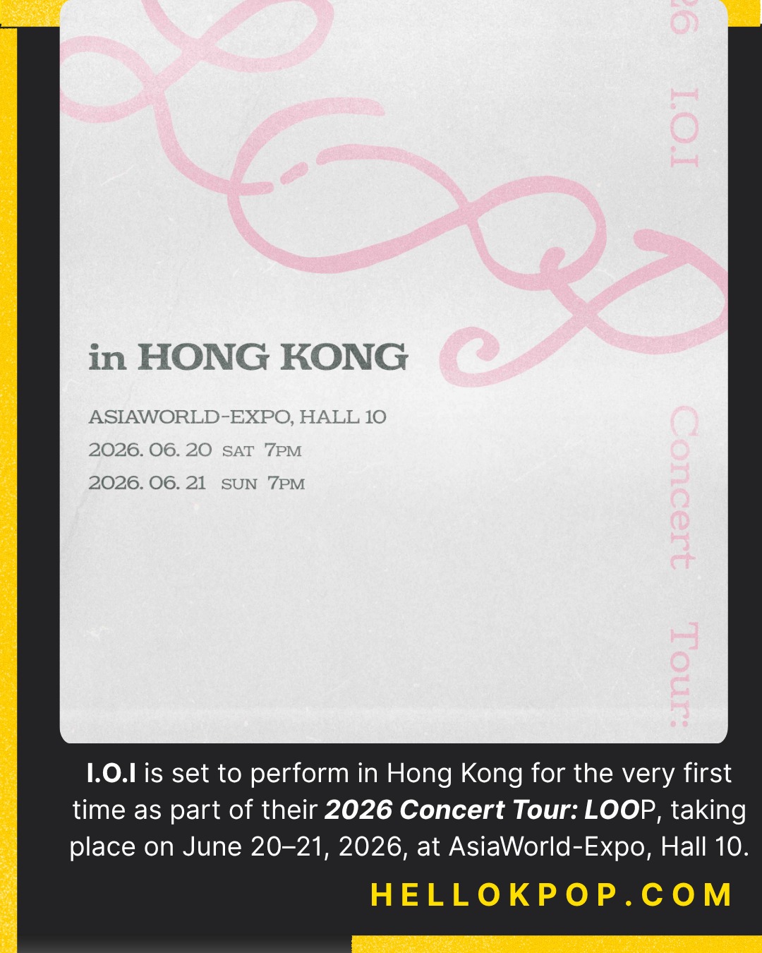 I.O.I Makes Historic Debut in Hong Kong with '2026 LOOP Tour' #IOI