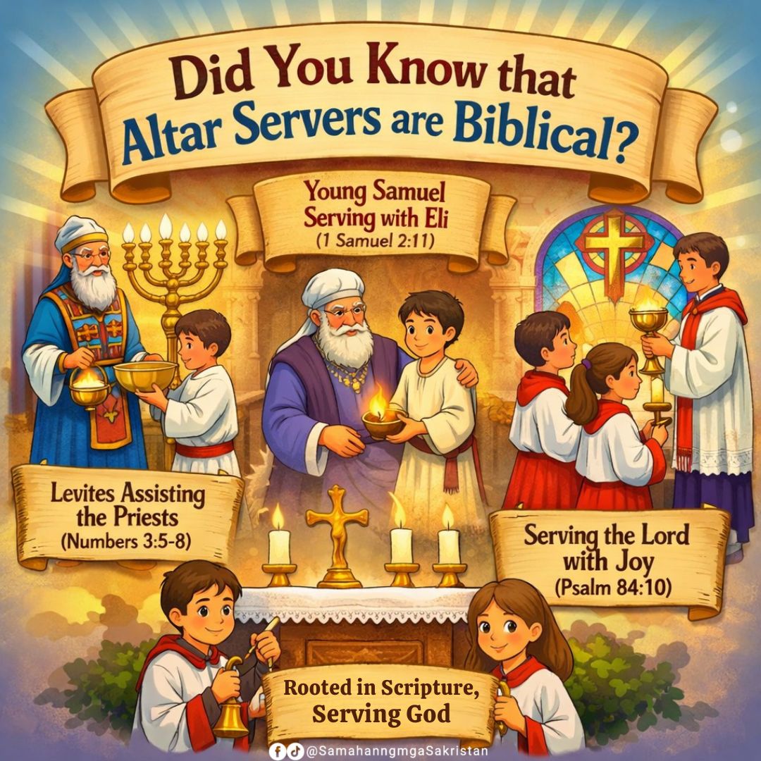 Samahan - Did You Know That Altar Servers Are Biblical? Many people ...