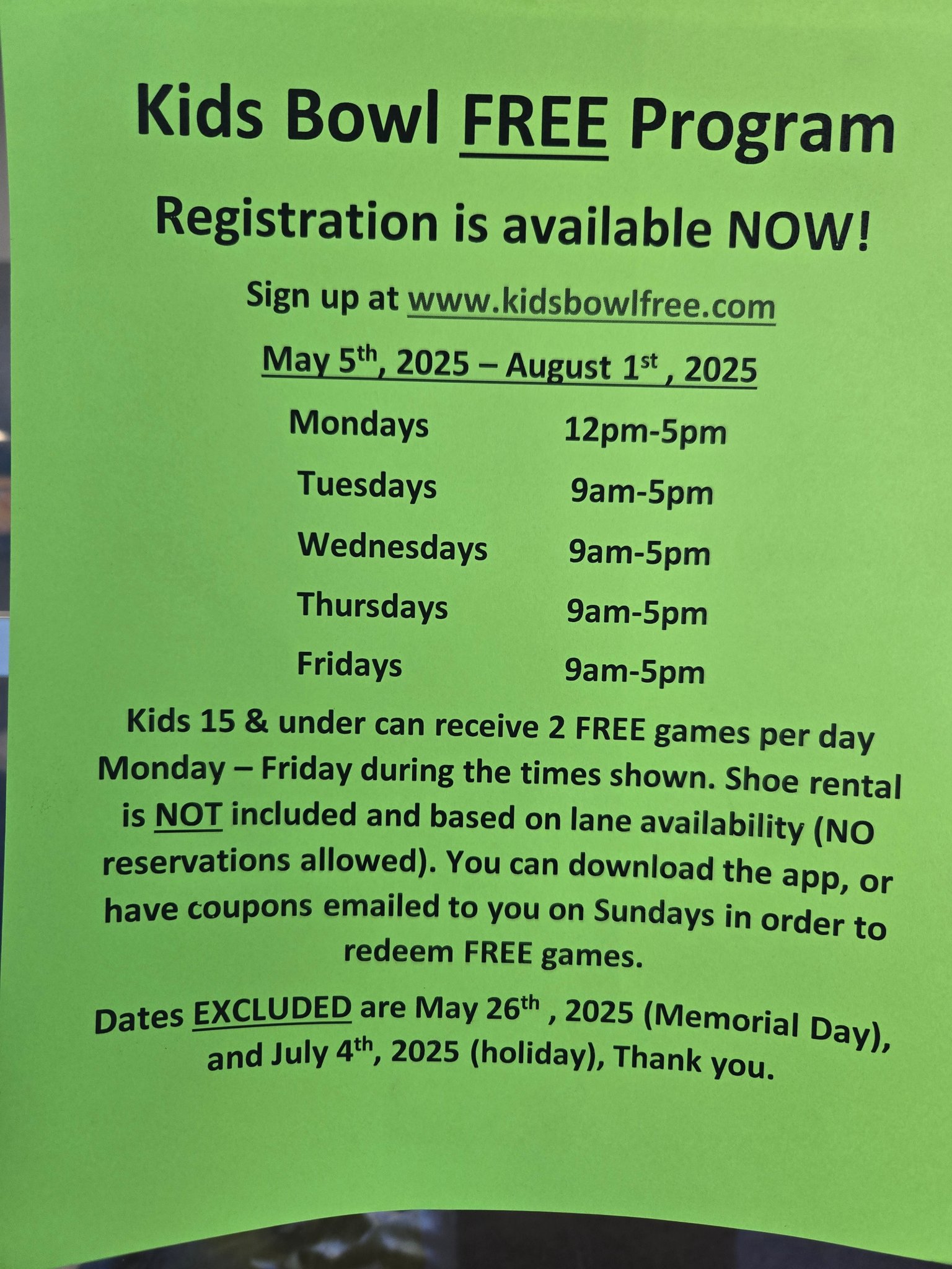 Crest Bowling Lanes | Maryville TN