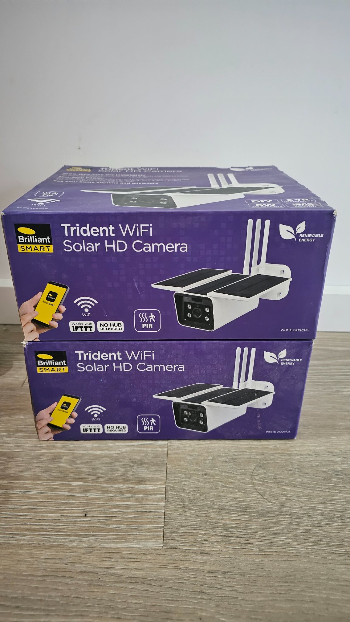 Brilliant Smart Trident WiFi Solar HD Camera – Brand New in Box ...