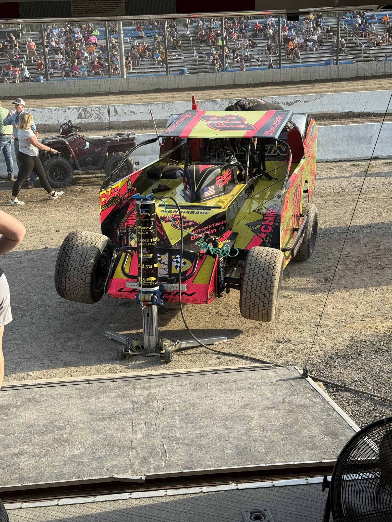 Larkin - We won our heat race. We’re starting 2nd in the feature | Facebook