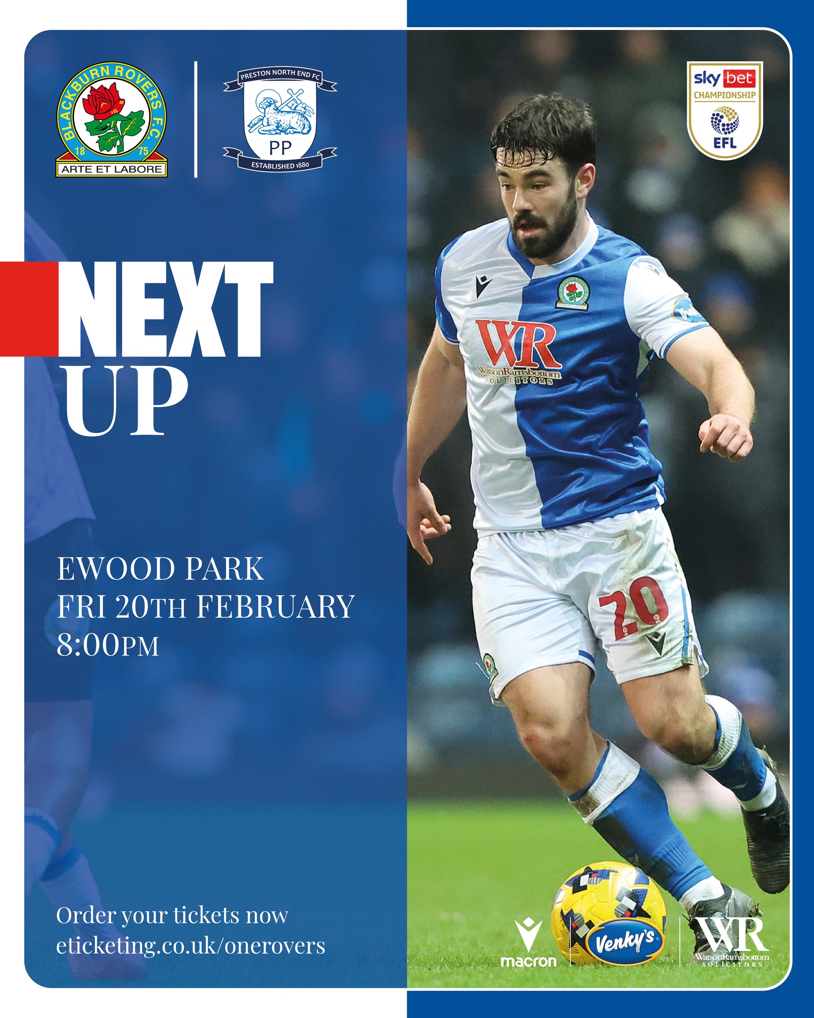 Blackburn - ⏩ Up next: Friday night under the lights as our neighbours ...