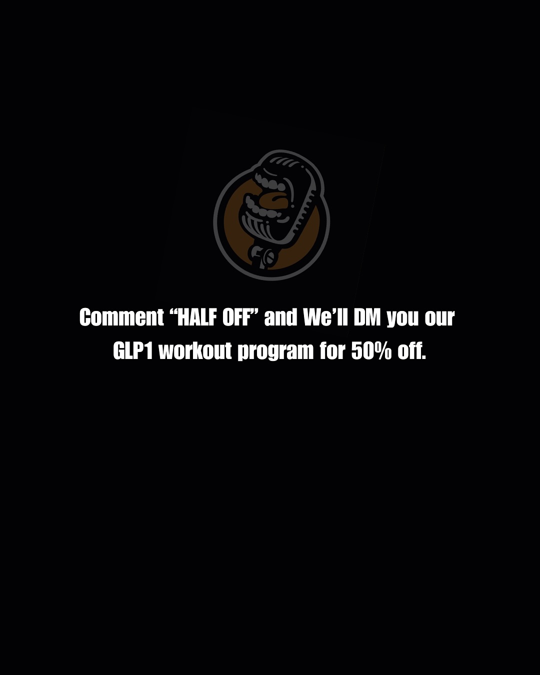 If you are on a glp1… listen up 👂 ❗️Comment: “HALF OFF” for a special discount code 🤫