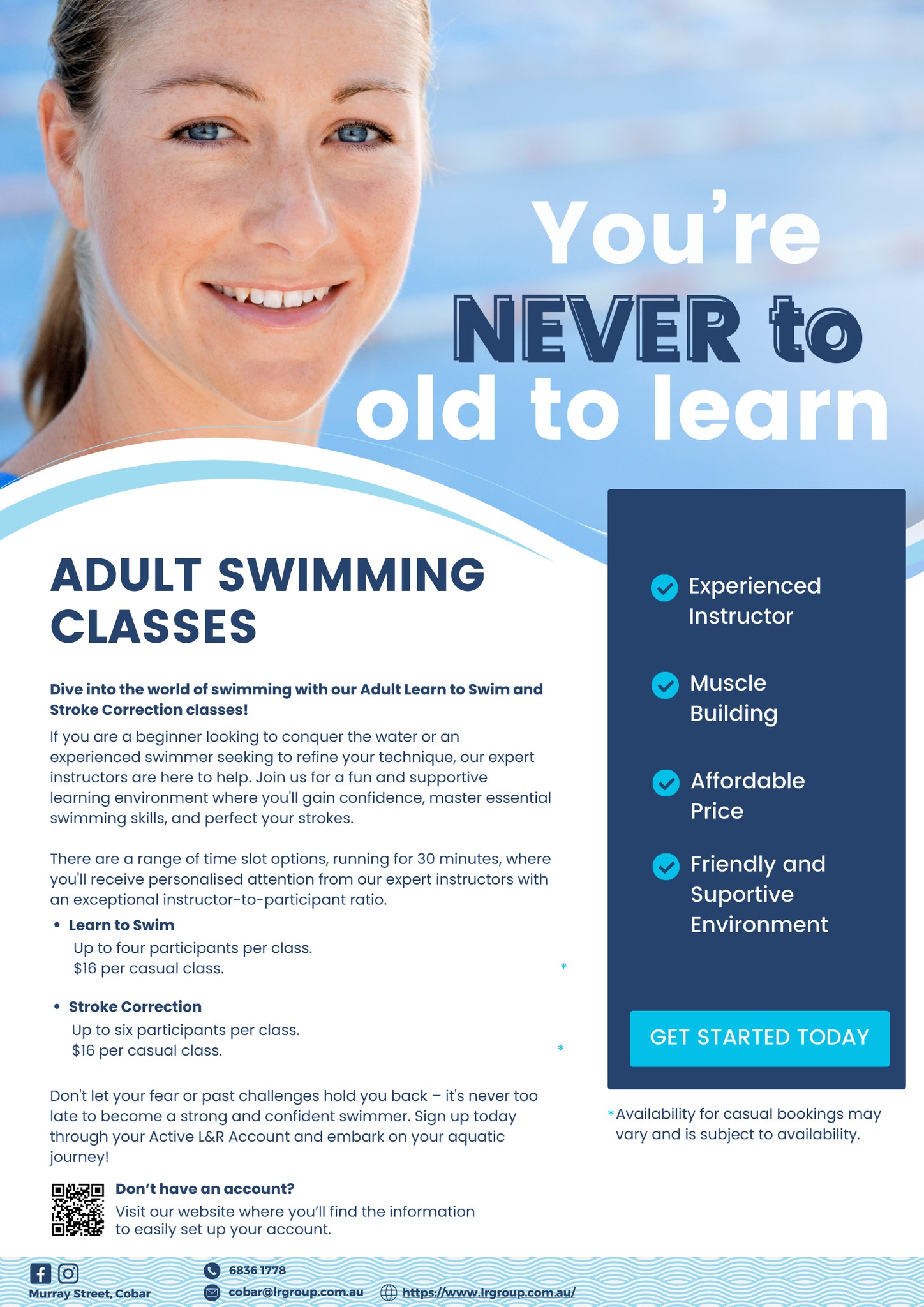 Cobar - 🏊 ADULT CLASSES EXPRESSION OF INTEREST 🏊 We have received a ...