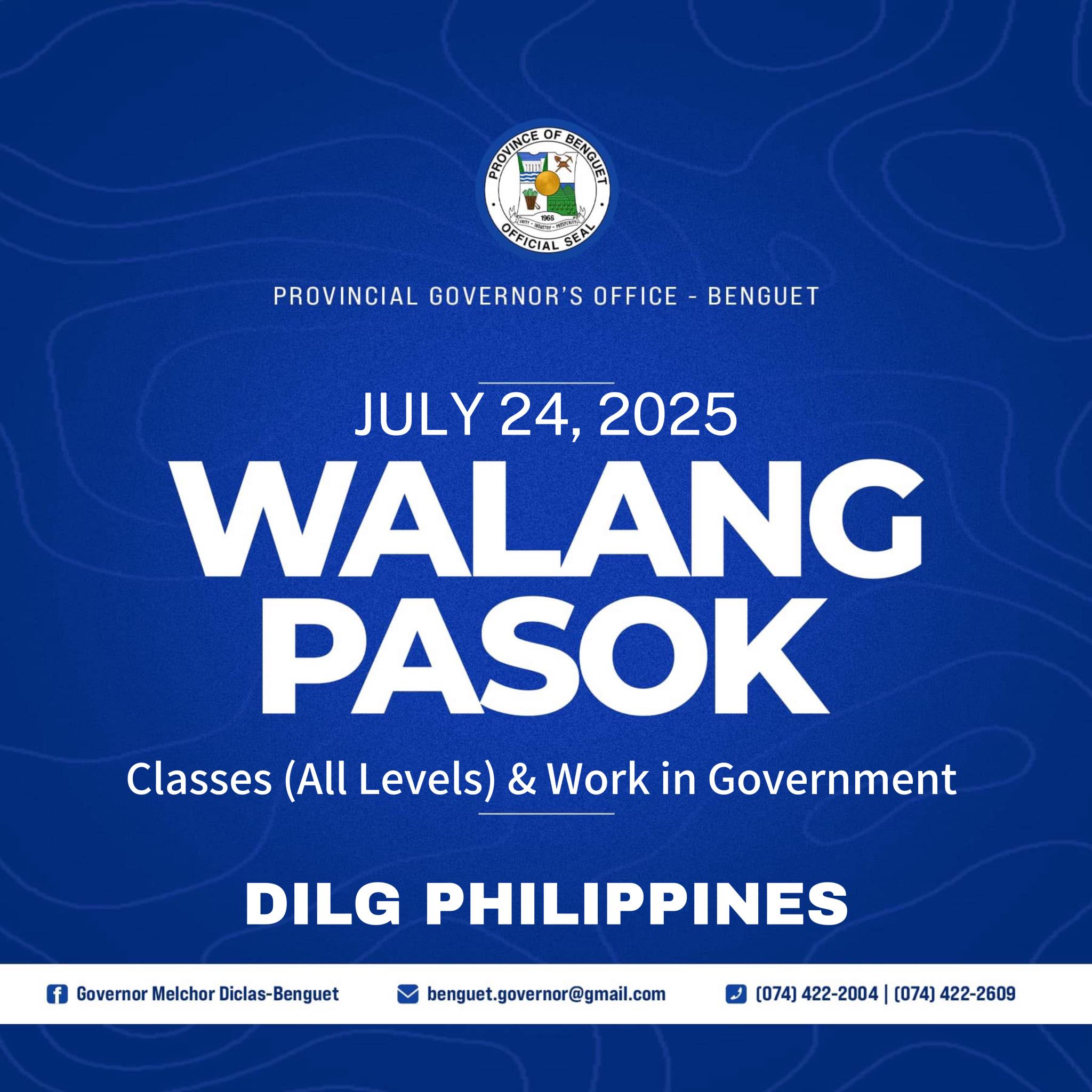 Governor - #WALANGPASOK || Classes in ALL LEVELS and WORK in Government ...