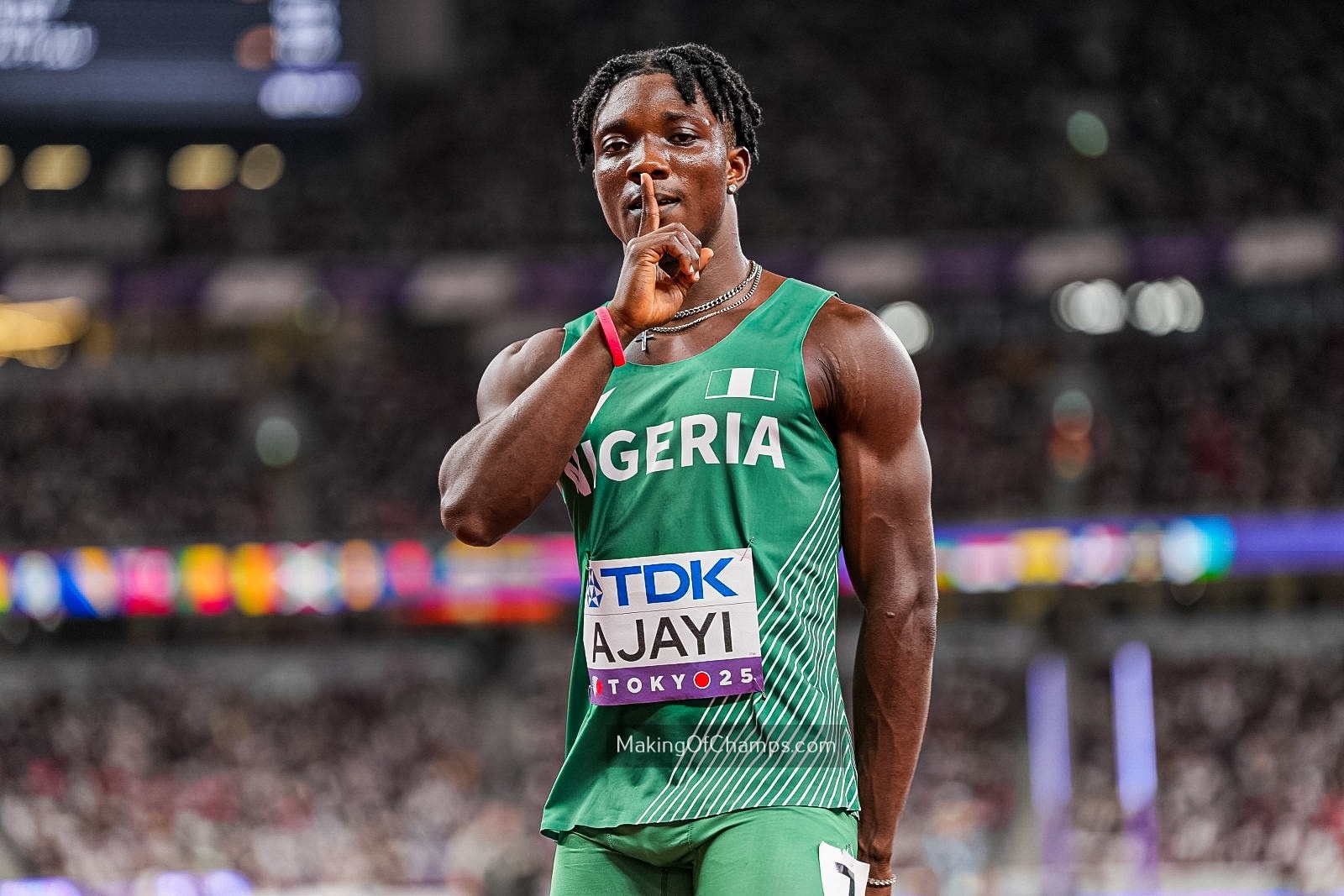 Two Nigerian male athletes in the... - Making of Champions | Facebook