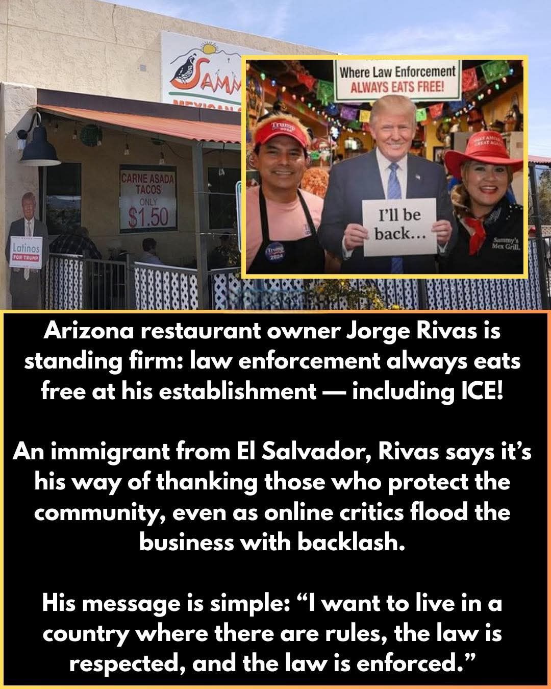 Man Stuff - Jorge Rivas, owner of Sammy’s Mexican Grill in... | Facebook