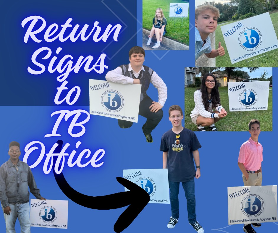 PHS IB Program - 😎 We know you love our IB yard signs... | Facebook