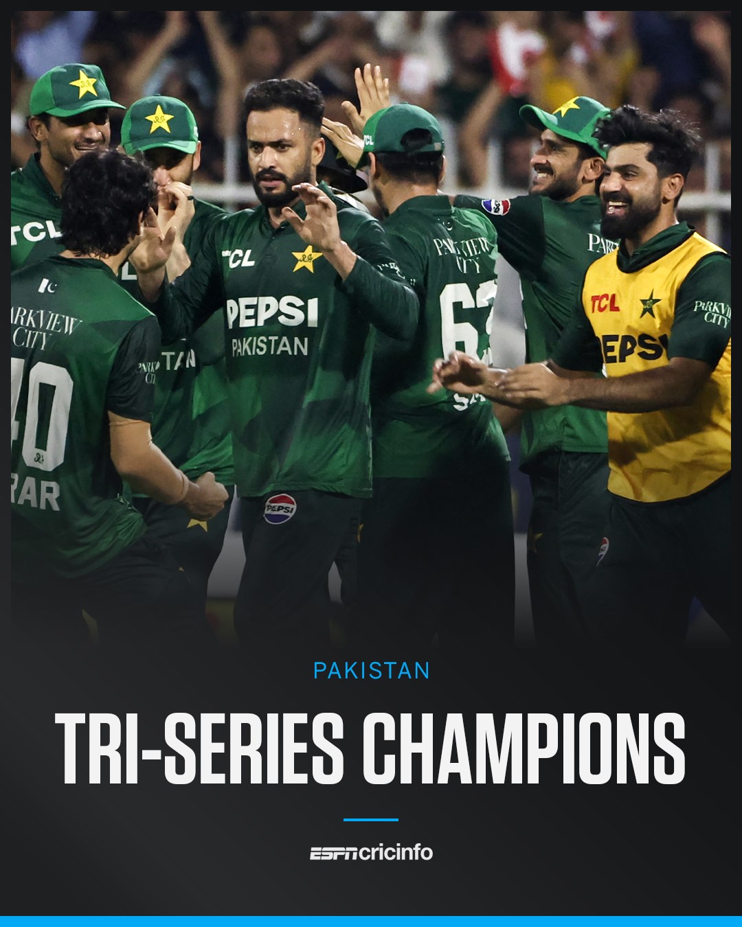 ESPNcricinfo - Pakistan defend a low total brilliantly to win the tri ...
