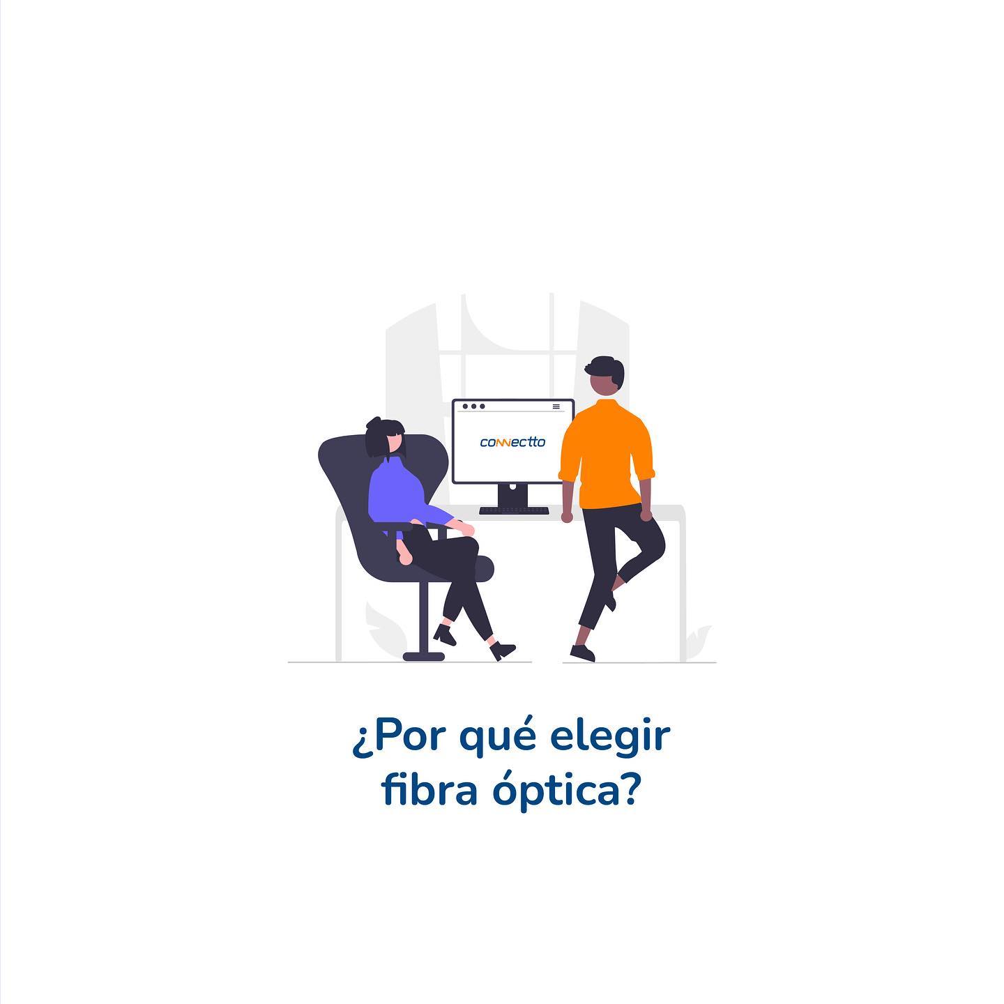 Connectto - #FibraÓptica Por qué elegirla? 🤔 . Nuestra...