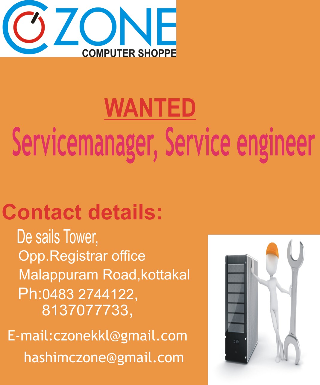 C ZONE computer shoppe | Kottakkal