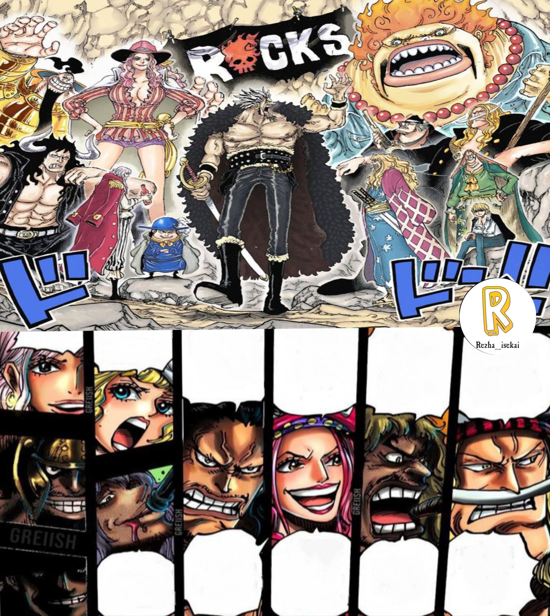 Rezha - Bubarnya Bajak Laut Rocks. Di Chapter 1165, ketika Roger dan ...