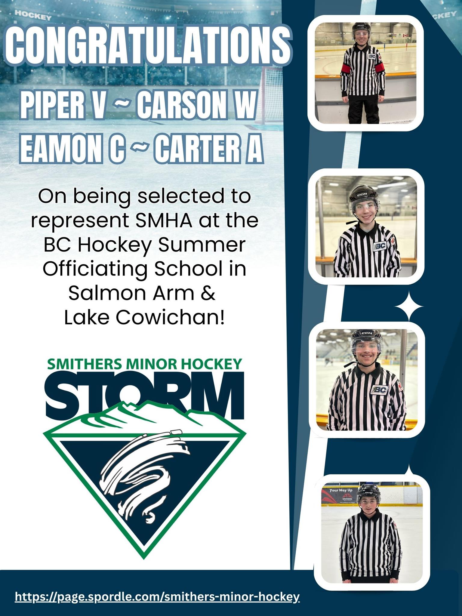 🏒 Exciting News! 🏒 We are proud... - Smithers Minor Hockey | Facebook