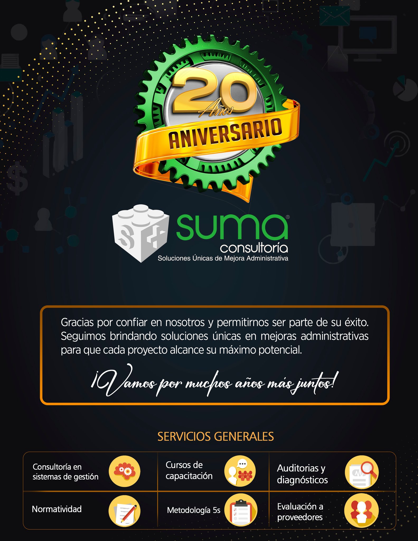 SUMA - En SUMA CONSULTORÍA celebramos 20 años de trabajo, crecimiento y ...