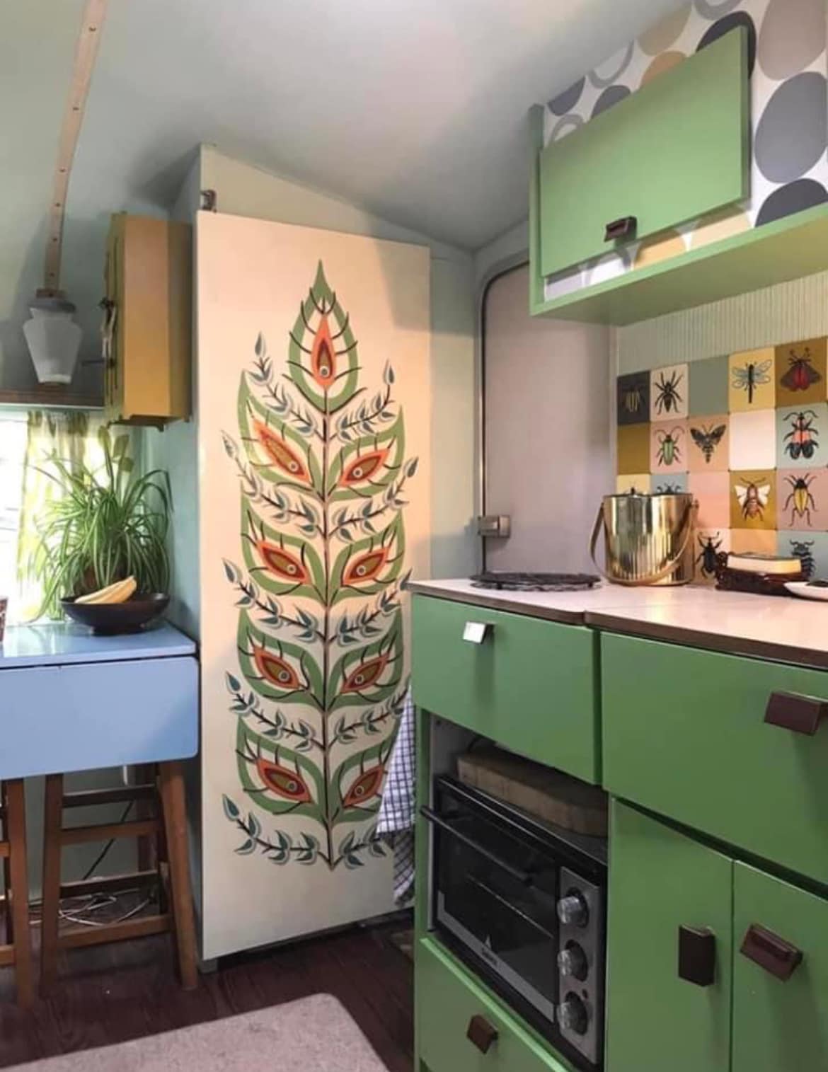 I thought my little 1970's caravan might belong here! 💕