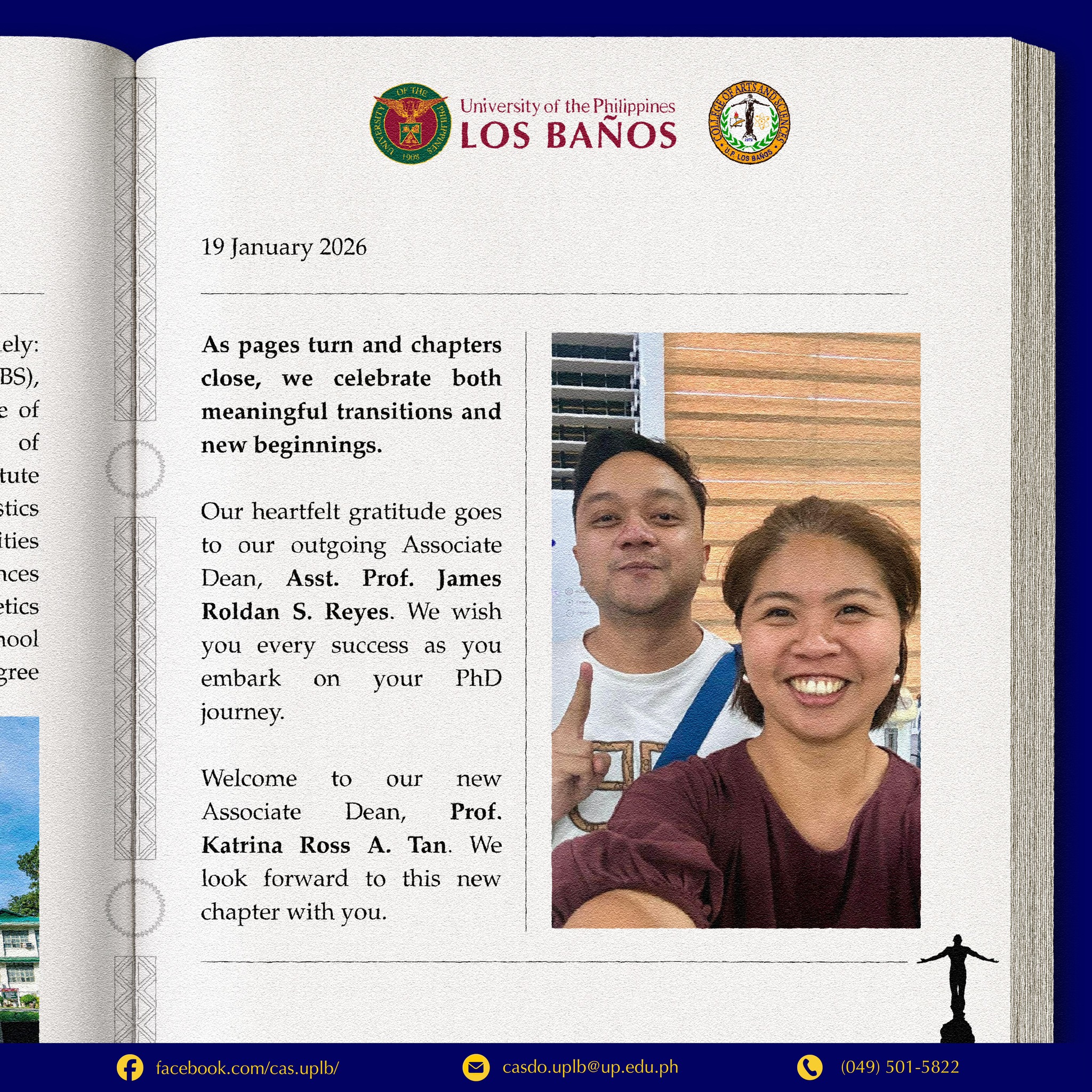 The UPLB College of... - UPLB CAS Department of Humanities | Facebook