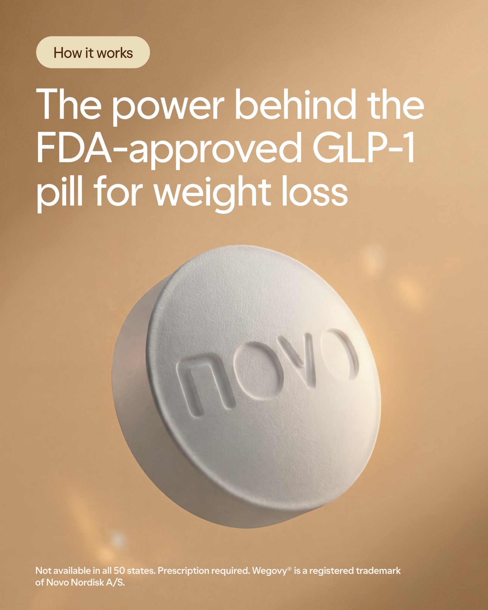 The FDA-approved GLP-1 pill for weight loss works differently than you might think. Swipe to see how → 𝘕𝘰𝘵 𝘢𝘷𝘢𝘪𝘭𝘢𝘣𝘭𝘦 𝘪𝘯 𝘢𝘭𝘭 50 𝘴𝘵𝘢𝘵𝘦𝘴. 𝘗𝘳𝘦𝘴𝘤𝘳𝘪𝘱𝘵𝘪𝘰𝘯 𝘳𝘦𝘲𝘶𝘪𝘳𝘦𝘥. 𝘞𝘦𝘪𝘨𝘩𝘵 𝘓𝘰𝘴𝘴 𝘣𝘺 𝘏𝘪𝘮𝘴 𝘪𝘴 𝘢