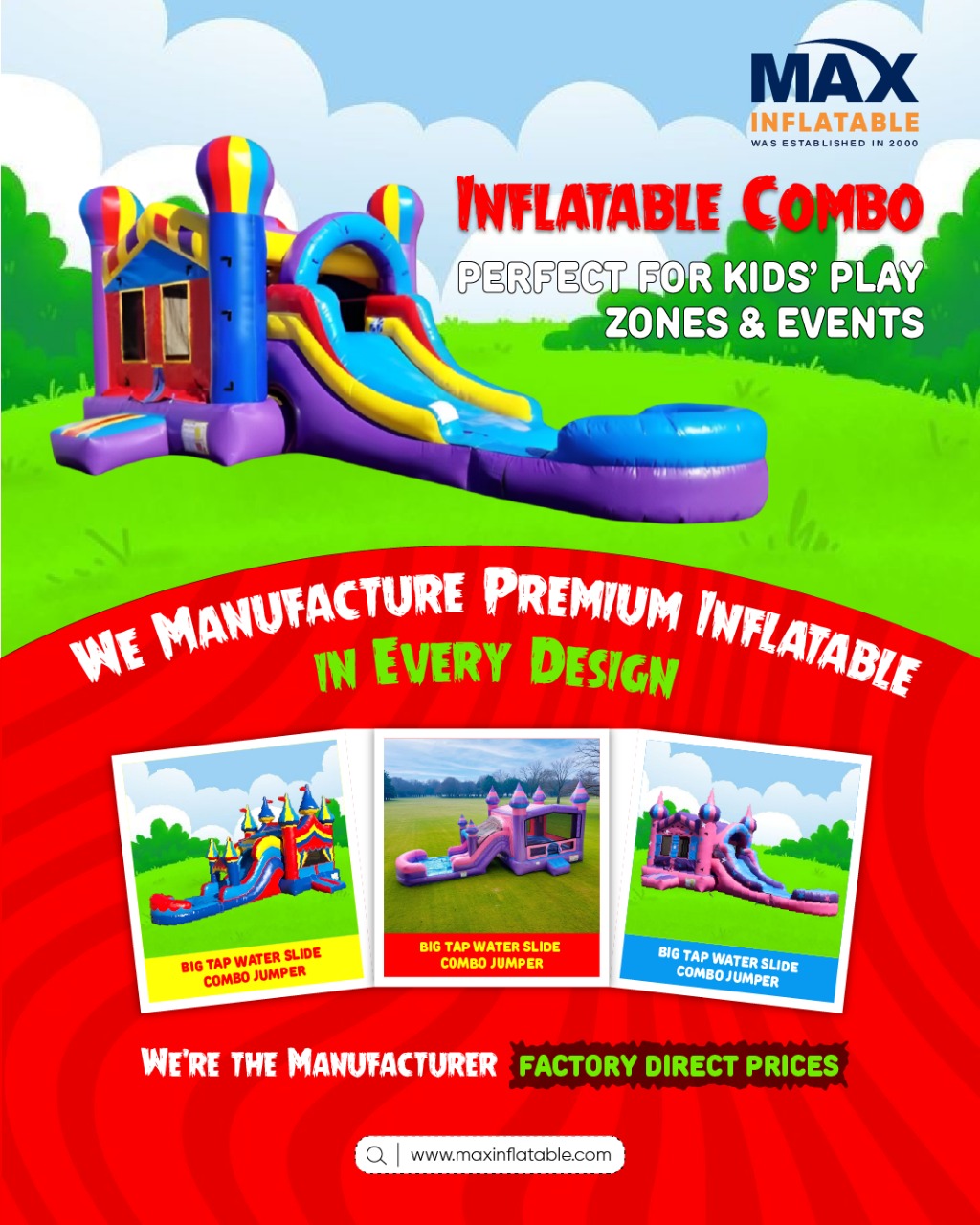 MAX Inflatable - 🎪 Bring the Ultimate Fun to Your Play... | Facebook