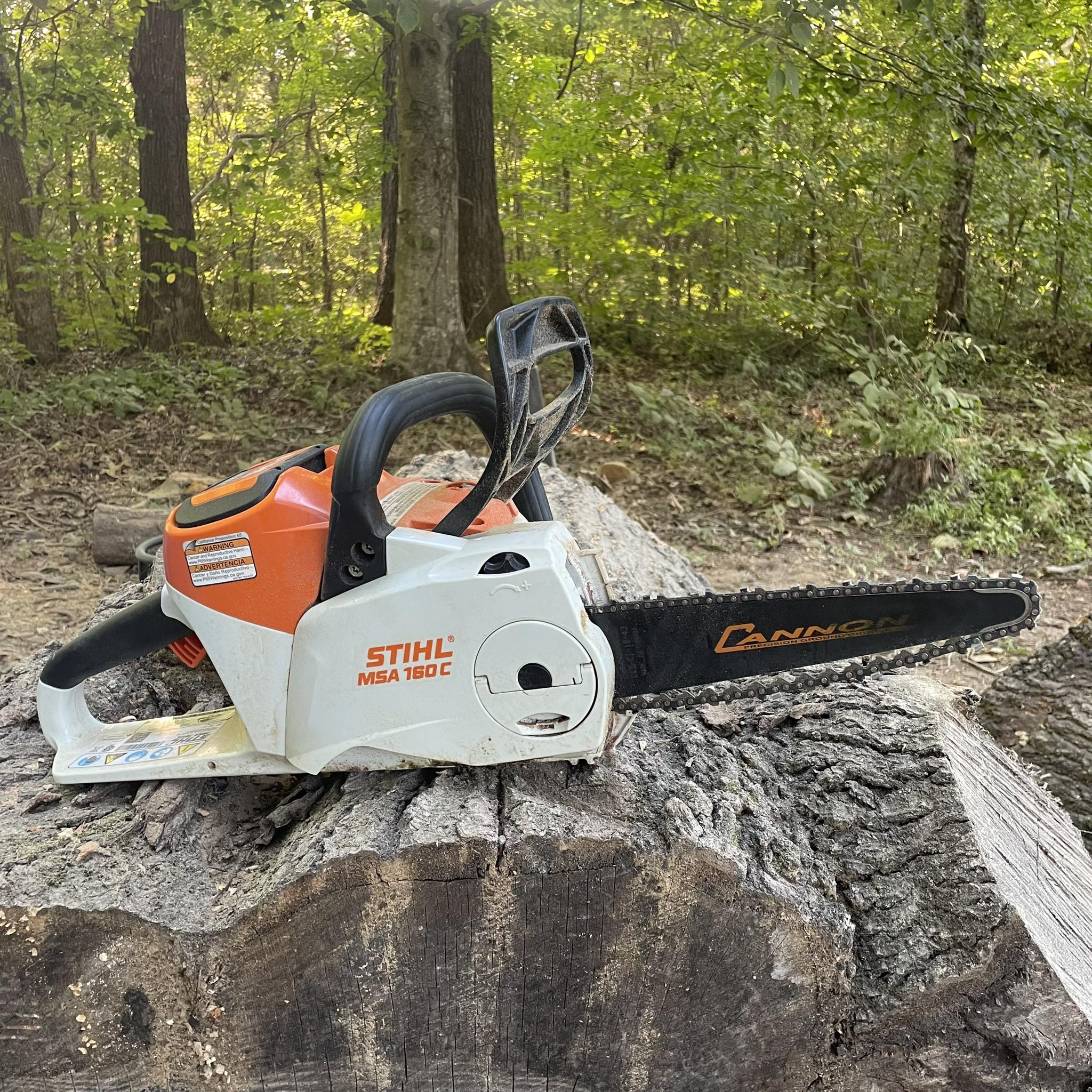 Specs for the STIHL MS 241, one of the smallest pro-level saws
