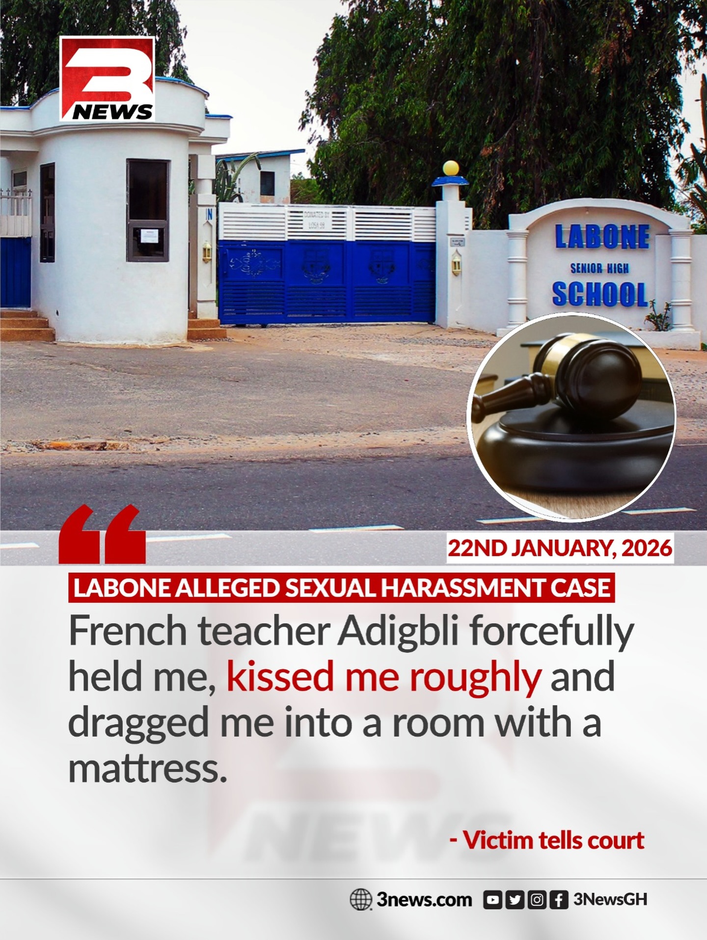 TV3 Ghana - A victim has testified in court that a French... | Facebook